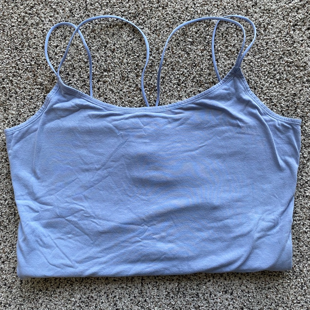 Like New A&F Blue Bodysuit